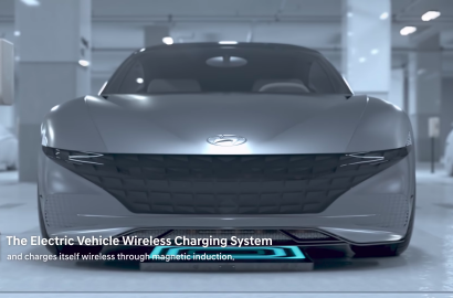 Компания Hyundai разрабатывает систему беспроводной зарядки электрокаров